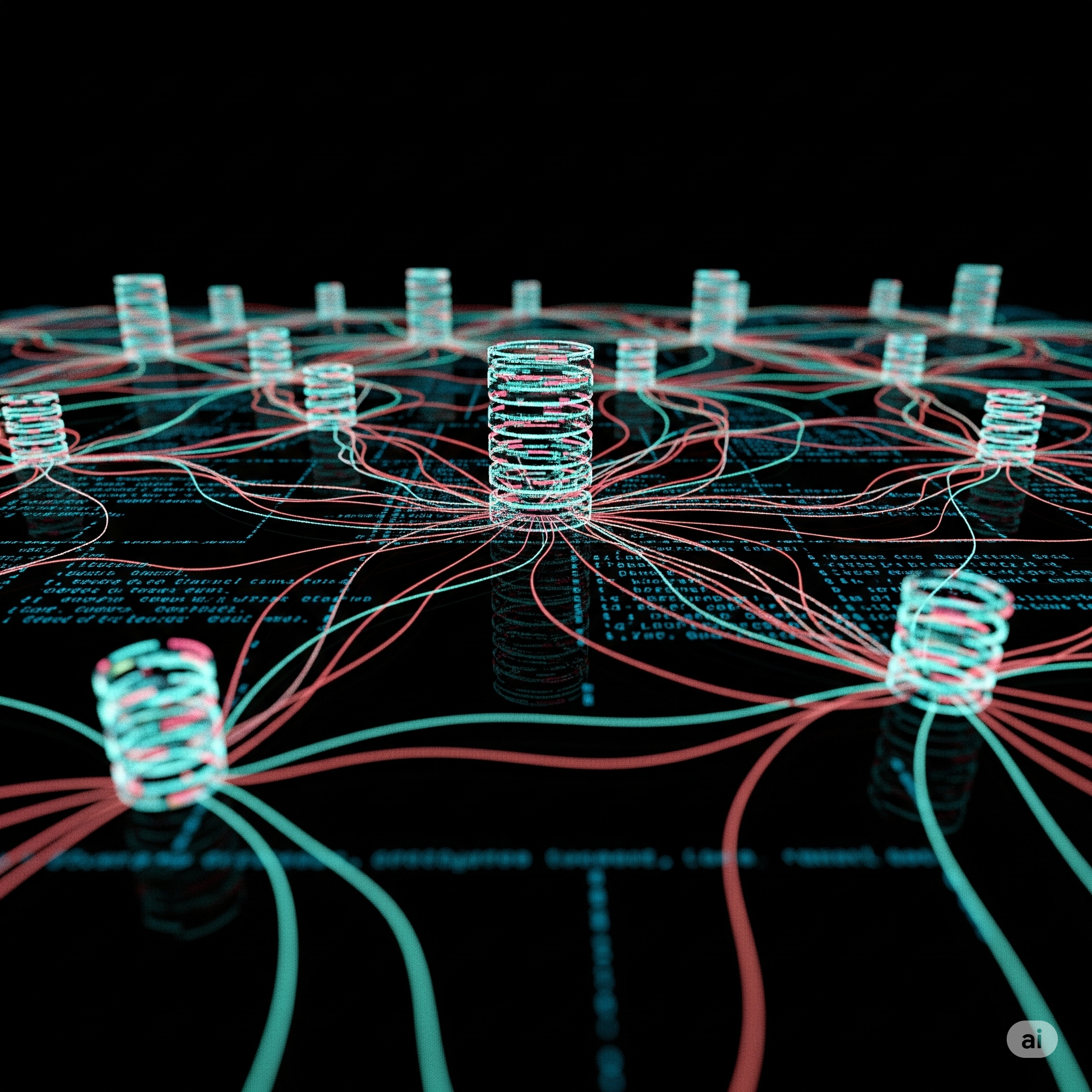 Infrastructure as Code Abstract Concept